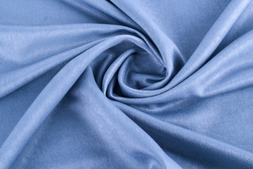 淡蓝色纯色窗帘布背景