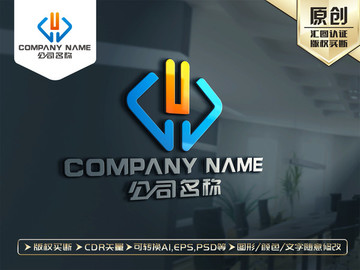 H字母标志H字母LOGO设计