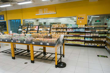 超市面包区