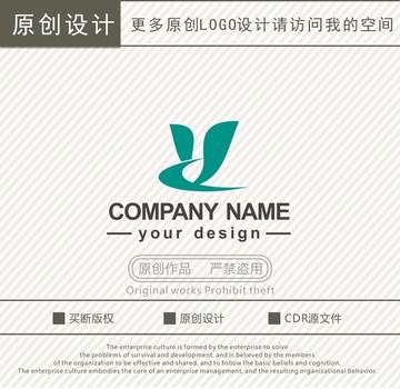 YD字母DY字母logo