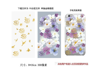 鲜花真花永生花干花创意手机壳图