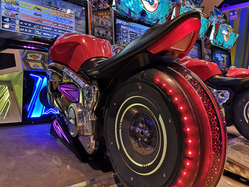 摩托车游戏机