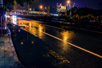 雨后街道