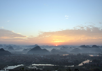 青龙山日出