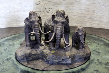 猛犸象雕塑