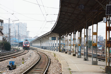 复古火车站