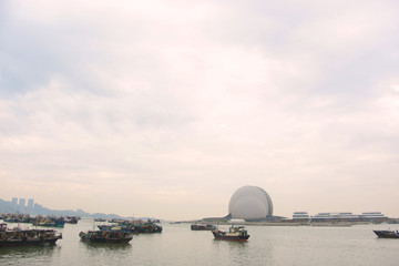 珠海大剧院建筑外景