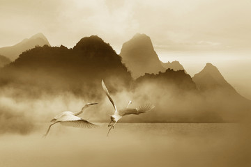 水墨风景画