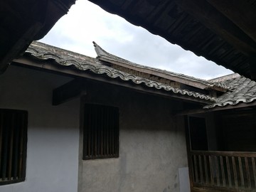 木瓦天井屋顶
