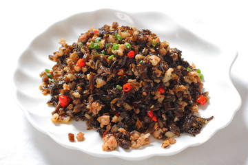 梅干菜肉沫
