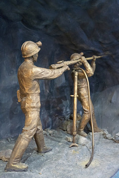 矿工雕塑