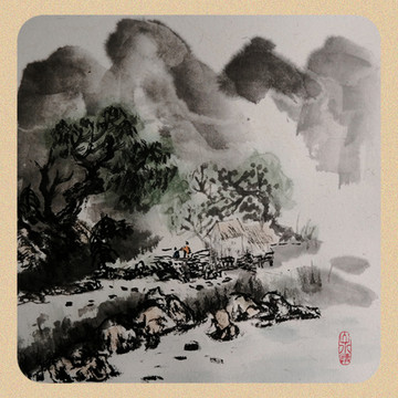 水墨画