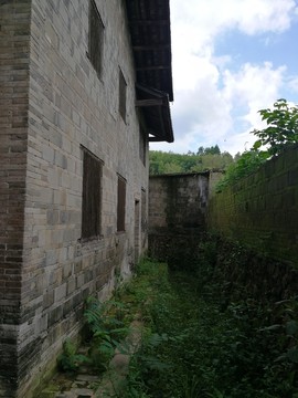 青砖墙外