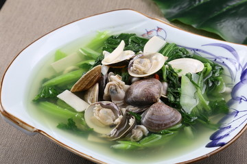 珍菌文哈煮芥菜