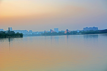 东莞松山湖黄昏风景