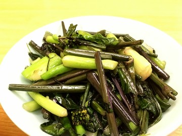 炒红菜苔