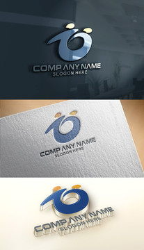 人形抱团企业logo设计