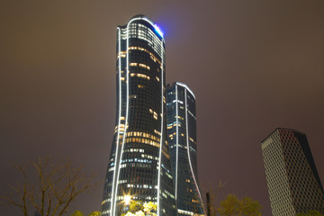 杭州来福士大楼夜景