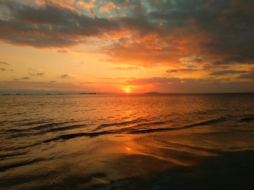 海上日落
