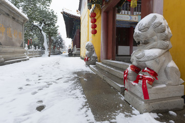 宝通寺雪景