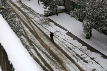 雪地车辙