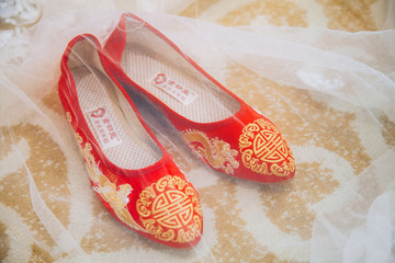 老北京婚礼布鞋