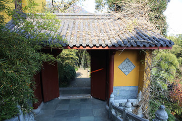 杭州灵隐景区永福禅寺入口