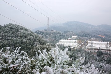 青峰山雪景