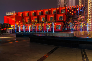 重庆美术馆夜景