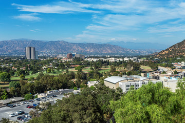 美国洛杉矶好莱坞城市景色
