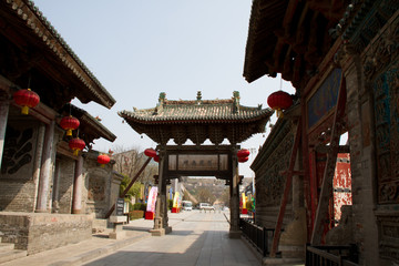 韩城城隍庙门前东牌楼