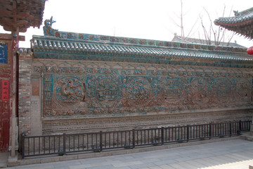 韩城城隍庙琉璃影壁