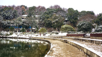 白茫茫雪景