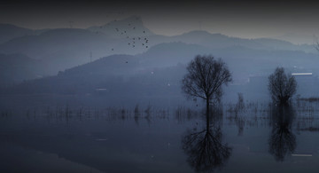 水墨风景