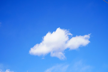 蓝天白云素材图