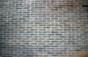 古建筑青砖墙