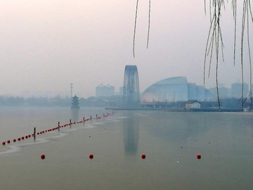 东昌湖晨光