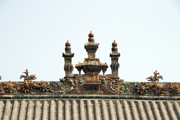 韩城城隍庙德馨殿西庑脊刹