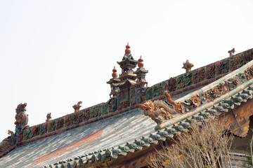 韩城城隍庙威明门脊饰