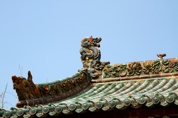 韩城城隍庙威明门脊饰