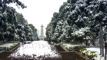 皑皑雪景