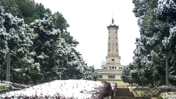 皑皑雪景