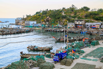青岛崂山黄山村渔港