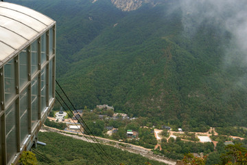 韩国雪岳山国家公园缆车站房