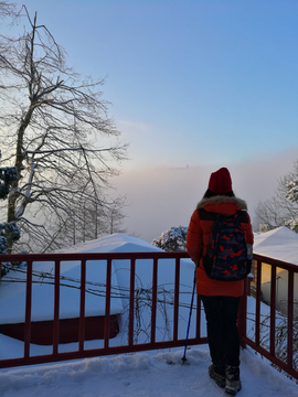 庐山雪景