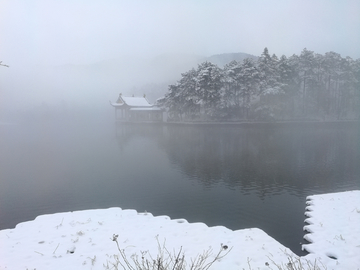 庐山雪景