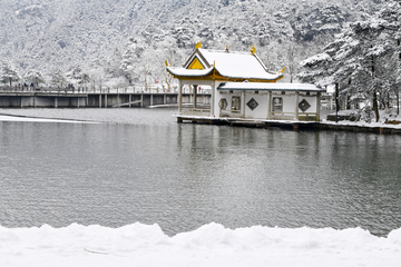 庐山雪景