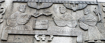 中国古代神话传说浮雕