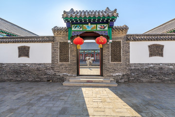 中式古建门楼