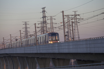 城市交通轻轨道路